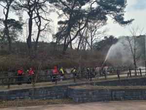 김천시 봉산면, 산불 대비 합동 진화훈련