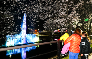 <포토>“의성 남대천 음악분수 보러 오세요”