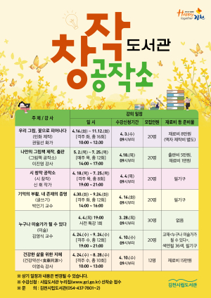 김천시립도서관, 도서관 창작공작소 운영