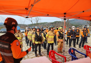 상주소방서, 긴급구조통제단 불시 가동 훈련