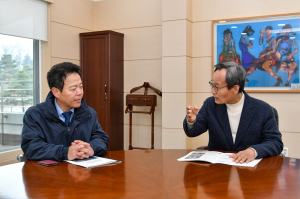 박남서 영주시장, 베어링 산업부흥 ‘합심’