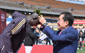 ‘2024대구마라톤대회’ 남자 1위 스테픈 키프롭