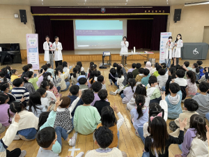 상주보건소, 초등학교 대상 불소용액양치 교육