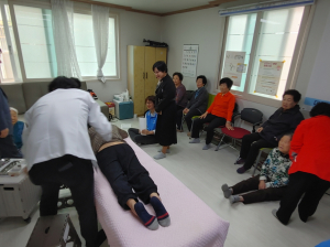포항시, 찾아가는 동경대학-평생학습 배달강좌 연계 의료 봉사