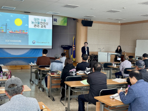 영덕군, 수출 배추 농가와 수출업체 안전성 교육