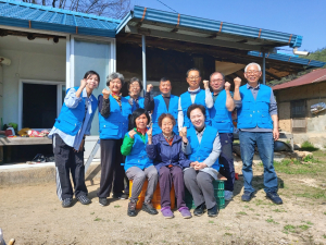 봉화 물야면 봉사단, 독거노인 가정 집수리