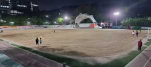대구 서구, 조명탑 설치로 환해진 구민운동장