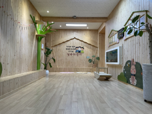 경북도, 국산목재로 어린이집 새 단장