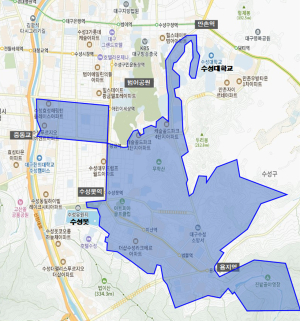 대구상수도사업본부, 수계 환원작업…수성구 두산동 등 일부 흐린 물