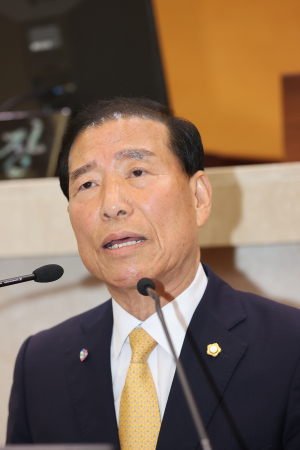 김성조 포항시의원 5분 발언…보조금 지급받는 단체 선거중립 대책 시급