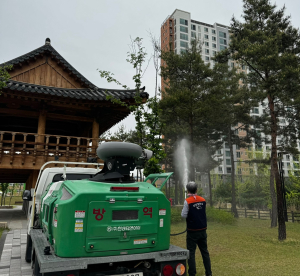 구미 선산보건소, 러브버그 대량 발생 지역 집중방역