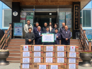 울진군, 트루파인더로부터 삼계탕 지원 받아