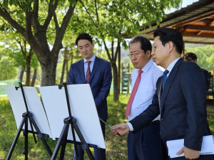 홍준표 대구시장, 농수축산물 도매시장 예정지 답사