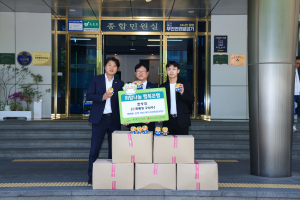 권성진 전 프로농구선수, 수성구 취약 아동 위한 인형 전달