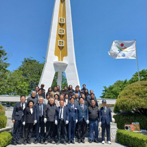 경북도 보훈단체협의회, 울진군 충혼탑 합동 참배