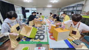 성주군, 목공체험지도사 자격 과정 수료식