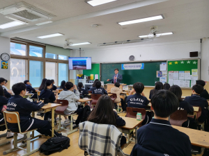 울진중, 1학년 학생 대상 전문인 초청 강연