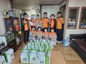 영주여성의용소방대, 사랑의 반찬 나눔 봉사활동