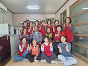 대구시 군위군 새살림봉사회, 소보면 용수경로당 봉사