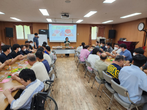 道교육청 추진단 ‘밀알 사랑의집’ 봉사