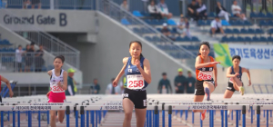 전국소체 육상 100mH 한국신기록…대구 월배중 김서현!