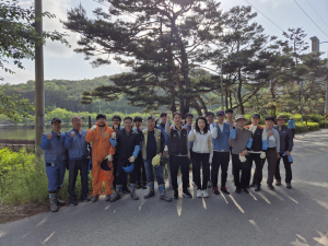 포스코 선재부, 창포동 마장지 환경정비 활동
