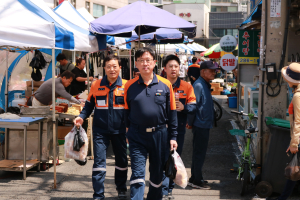 포스코스틸리온, 전통시장 장보기로 지역 상권 활성화 기여