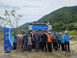 “사라진 꿀벌아 어서 돌아오렴” 영천 보현산댐에 밀원수 식재