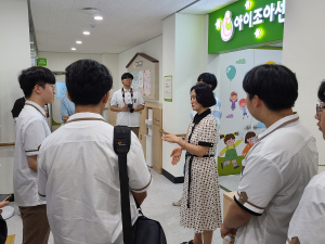 경희고등학교, 미디어 콘텐츠 제작 위한 군위군보건소 방문