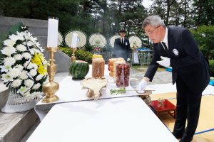 예천군, 남산 충혼탑서 제69회 현충일 추념식