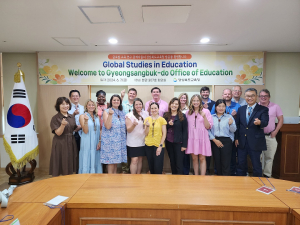 경북교육청, 미국 글로벌 연구 교육관계자 일행 방문