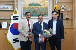 영덕군 방문한 인도 바나라스힌두大 일행