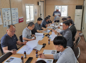 道교육청, 안전한 공사 진행 명예감사관 함께 현장 점검