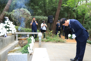 대구시 수성구, 6ㆍ25전쟁 참전 나야 대령 기념비 참배