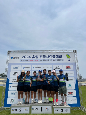 상주시 여자 사이클팀, 음성 전국대회 종합우승