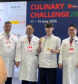 대구공업대 호텔외식조리계열, CULINARY CHALLENGE 2024 라이브 요리 경연 대회 금상 수상