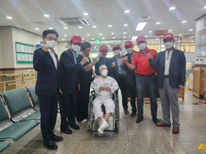 이창규 포항시 해병대 특우회장, 월남전 참전용사 위문