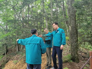 송형근 국립공원공단 이사장, 24일 경주국립공원 방문