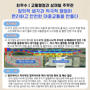 김천시, 2024년 상반기 적극 행정 우수공무원 3명 선발