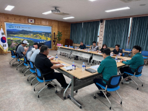 상주 낙동면, 장마철 마을순찰대 간담회