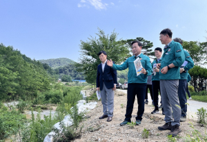 김학홍 경북도 부지사, 재해복구사업장 안전 점검
