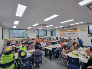 예천 용문면, 어르신 잔치국수 나눔행사