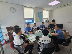 김지한 포항해경서장, 집중호우 대비 현장 점검
