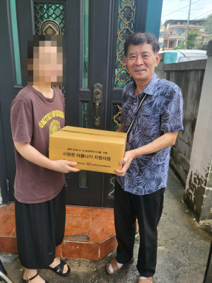 김천시 평화남산동 지역사회보장협의체, 폭염 취약계층에 여름나기 물품키트 전달