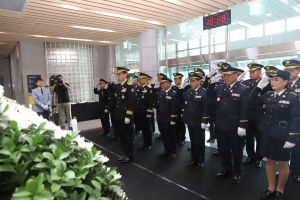 예천소방서, 7월 정기인사와 더불어 수해 1주년 합동분향소 방문
