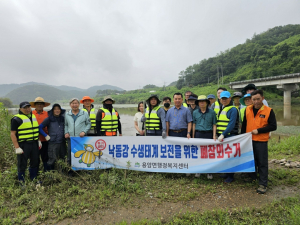 성주군 용암면, 폐참외ㆍ하천쓰레기 수거
