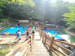 구미도시공사, 옥성자연휴양림 숲속 물놀이장 개장