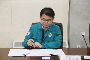 최정록 농축산부 방역정책국장, 상주지역 ASF 방역상황 점검