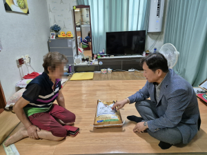 영천불교연합회, 대창면 이웃사랑 백미 50포 전달