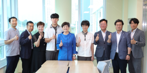 강은희 대구교육감, 전국 직업교육대회 대비 훈련선수들 격려